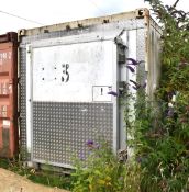 1 x 40ft Shipping Container with Refrigerated Door and Aluminum Internal Walls