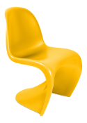 Set of 4 x Phanton Style Dining Chairs - Colour: Yellow01 - Unused Stock