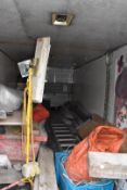 1 x Contents of a Storage Container - Includes a Selection of Timber, Ladders and More