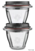 Set of 2 x VITA MIX Blending Bowls - Ref: 5799317/HAS338/WH2-HC02 - CL987 - Location: Altrincham