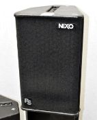 Set Of 4 x Nexo PS10 132dB / 1,250W Loudspeakers In A Flight Case - Ref: ALT129+435/WH2 - CL581 -