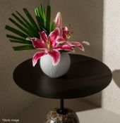 1 x WEDGWOOD 'Jasper Folia' Luxury Clay Rose Bowl (13cm/1300ml) - Original Price £65.00 - Ref: