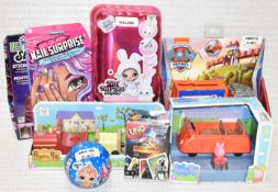 8 x Assorted Branded Toys Including Na! Na! Na! & Peppa Pig  - Total Value £100+