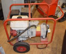 1 x Generator with a Honda GX240 Motor and 110v/220v Output Sockets - Dimensions: H69 x W54 x D82 cm