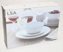 1 x LSA INTERNATIONAL 'Dine' Porcelain 12-Piece Tableware Set - Original Price £110.00 - Ref: