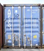1 x 40ft Industrial High Cube Shipping / Storage Container - Ref: FF313 (Unit 10)