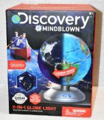 1 x DISCOVERY Kids 2-In-1 World Globe Led Lamp With Day & Night Modes - Original Price £29.95 -