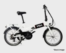 1 x VISLA Foldie20 Folding E-Bike In White - Original Retail £1299 - Ref: SBS105/SBSP1 - CL956 -