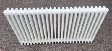 1 x ZEHNDER Traditional Tubular 3 Column Horizontal Radiator in White - Original Value £860.00 -