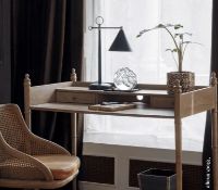 1 x 'Errol' Table Lamp, Hand finished in Soot Black - Ex-Display - Original Retail £225.00 -