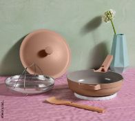 1 x OUR PLACE Always Pan Set with Steel Steamer (26.5cm) - Original Price £155.00 - Unused Boxed