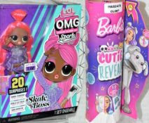 7 x Assorted Branded Toys Including Barbie and L.O.L Dolls - Total Original Value £100+