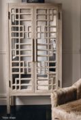 1 x Katsura Luxury Japanese-Inspired Handmade Artisanal Wooden Cabinet in a Natural Finish