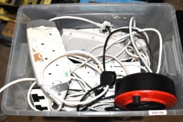 7 x Multi Socket 240v Extension Cables - Ref: CEC106 - CL971 - Location: Altrincham WA14