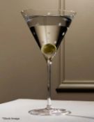 1 x Richard Brendon Luxury Mouth-blown Star Cut Martini Glass - Boxed - Original Individual Price £