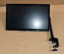 2 x AOC Q2778VQE Monitor with Vonhaus Stand - Ref: CEC148/P2 - CL971 - Location: Altrincham WA14