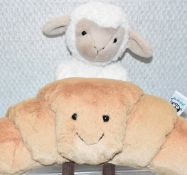 3 x Assorted JELLYCAT Branded Plush Soft Toys - Unused With Tags - Total Value £90+