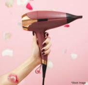 1 x GHD Helios Professional Hair Dryer In Burgundy - Original Price £179.00 - Ref: NAN/HHW120/WH2-