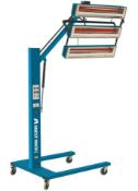 1 x Anest Iwata 3kW Infrared Garage Body Shop Heat Lamp - T.E.C Infrared Unit with Distance and