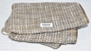 1 x Cushion Cover in a Premium Brown Woven Fabric - 61 x 82cm