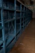 Approximately 60m of 1.8m Tall Racking / Shelving - CL417 - Location: London SE20 Video shows a