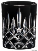 1 x RIEDEL 'Laudon' Luxury Crystal Whisky Glasses In Black (295ml) - Total RRP £75.00 - Unused Boxed