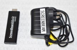 1 x ACTIONTEC Screen Beam Mini2 Video Streamer In Case - Ref: ALT134+97/WH2 - CL581 - Location: