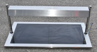 1 x Heated Food Warming Gantry with Hot PlateHot Plate - Dimensions: H48 x W114 x D62 cms - Ref: