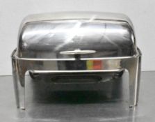 1 x Stainless Steel Chafing Dish with Rolling Lid