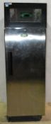1 x Genfrost GEN600H Upright Single Door Refrigerator - Dimensions: H202 x W66 x D83 cms