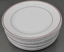 24 x Arcopal Large Ceramic Dinner Plates - 23.5cm Diameter - Made in France