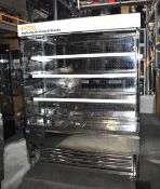 1 x Frost Tech SD75/150FG Stainless Steel 1500mm Multideck Grab & Go Retail Food Chiller RRP £5,000