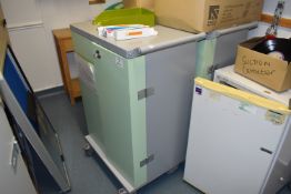 1 x Mobile Lockable Medical Cabinet Trolley - Ref: Clinic