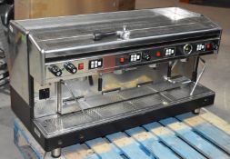 1 x Astoria Three Group Commercial Coffee Machine - 240v - Stainless Steel Exterior - Dimensions: