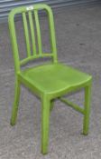 4 x Commercial EMECO Outdoor Chairs in Green - RRP £534 Each
