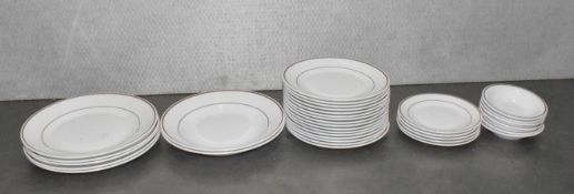 34 x Assorted Arcopal Ceramic Plates and Bowls - Made in France