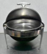 1 x Sunnex Round Roll Top Chafing Dish Set
