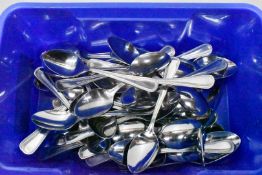 Large Collection of Stainless Steel Tea Spoons - Supplied in One Box