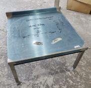 1 x Stainless Steel 60cm Appliance Riser Stand - Unused with Protective Film Attached