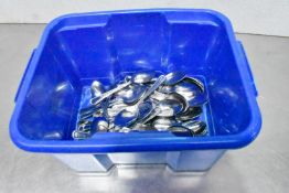 Large Collection of Stainless Steel Spoons - Supplied in One Box