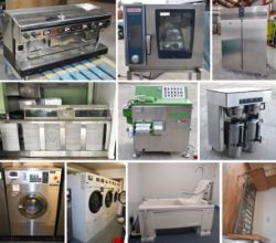 Commercial Catering Auction - Fish & Chip Cooking Range, Rationals, Pizza Ovens, Refrigeration, Mozzarella Maker, Furniture, Dinner & Tableware
