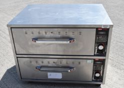 1 x Hatco Freestanding Twin Warming Drawers - Model HDW-2 - RRP £3,800