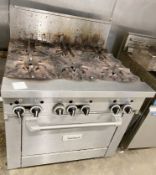 1 x Garland Six Burner Range Cooker - Ref: YCB021 - CL908 - CL897 - Location: Essex,