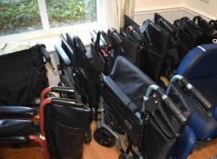 11 x Assorted Folding Wheel Chairs - Ref: Room 17