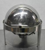 1 x Sunnex Round Roll Top Chafing Dish Set
