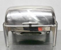 1 x Stainless Steel Chafing Dish with Rolling Lid