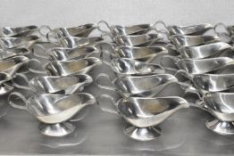 28 x Stainless Steel Gravy Boats