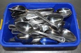 Large Collection of Stainless Steel Large Desert Spoons - Supplied in One Box