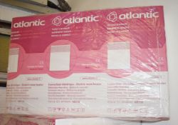 1 x Atlantic 2000w Electric Wall Mounted Convector Panel Heater - 240v - White Finish - New Boxed St