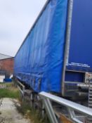 1 x Cartwright Curtainside/Tautliner Truck Trailer - CL011 - Location: Altrincham WA14 Has been